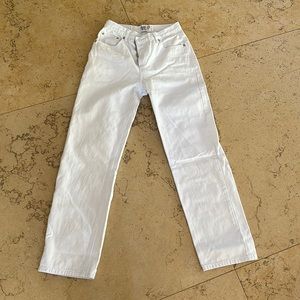 Holly asymmetric jeans PP white